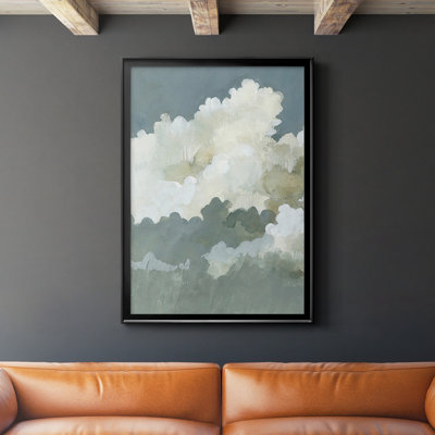 «Big Clouds I», reproduction encadrée de qualité supérieure - prête à être accrochée