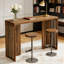 Table de cuisine rustique, table basse en bois, table de salle à manger rectangulaire-1595426055