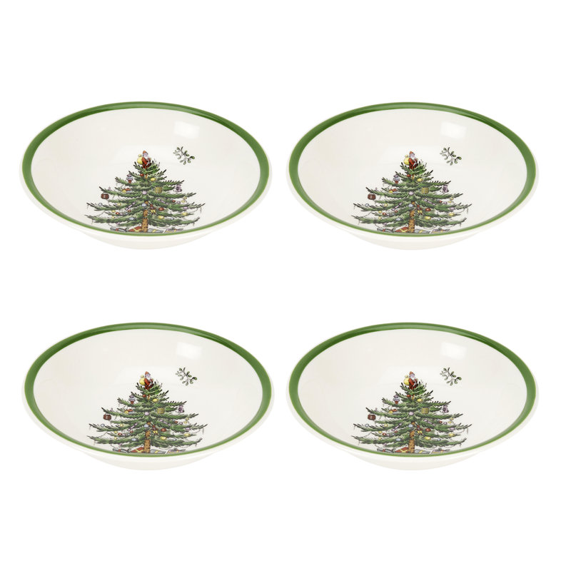 Spode Christmas Tree Cereal/Oatmeal Bowl 5.5"