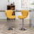 Laronzo Swivel Upholstered Adjustable Height Counter Stool with Metal Frame-1624699356