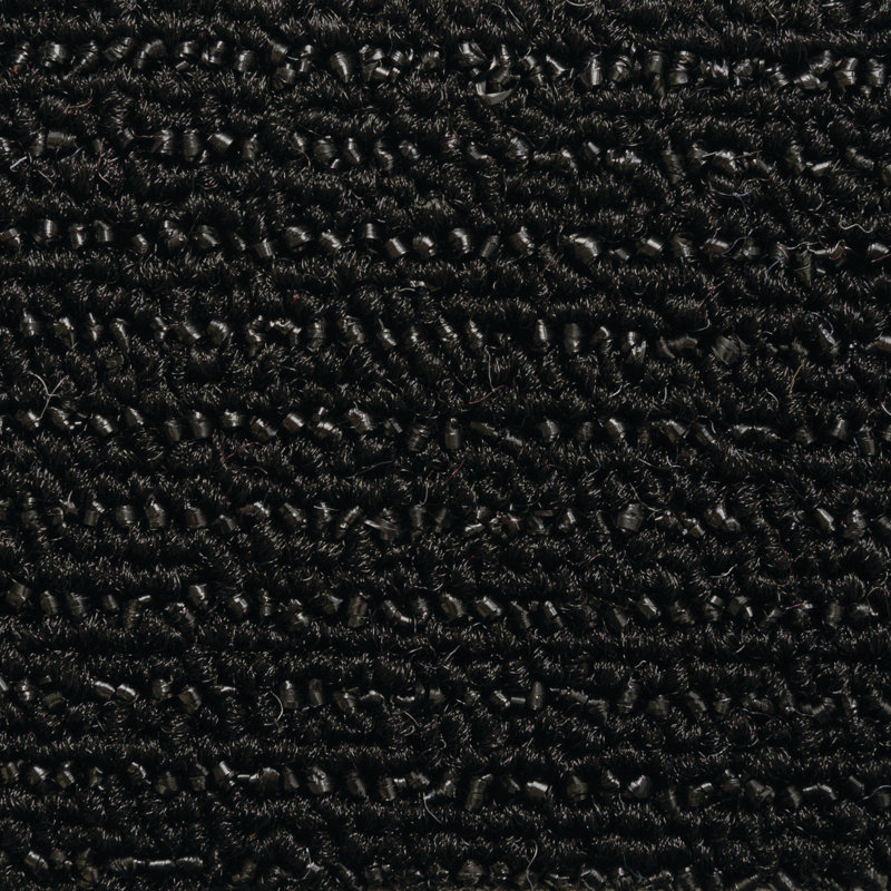 Yoshiko Indoor Doormat, Rectangle 2' x 3', Black