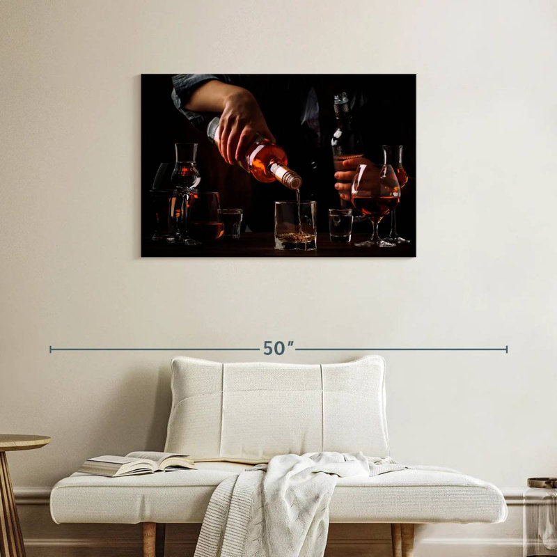 Yarlin Bartender Pouring Drinks, 24" H x 36" W