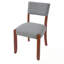 Ensemble 4 pièces 4 pièces avec 2 chaises rembourrées et 1 banc-300853703