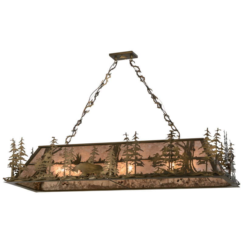 Luminaire suspendu géométrique 12 lumières pour table de billard Berryville