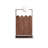 58.27" Brown Rectangular Solid Wood Shoe Storage