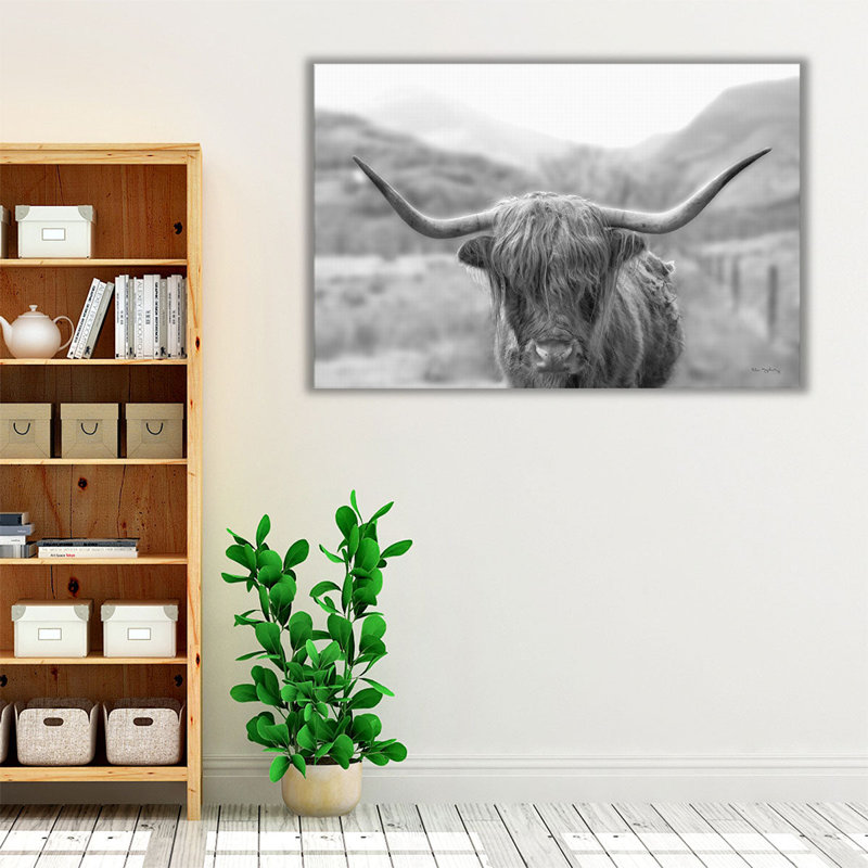 «Scottish Highland C Best», reproduction d'art sur toile, H 40 po x l 60 po