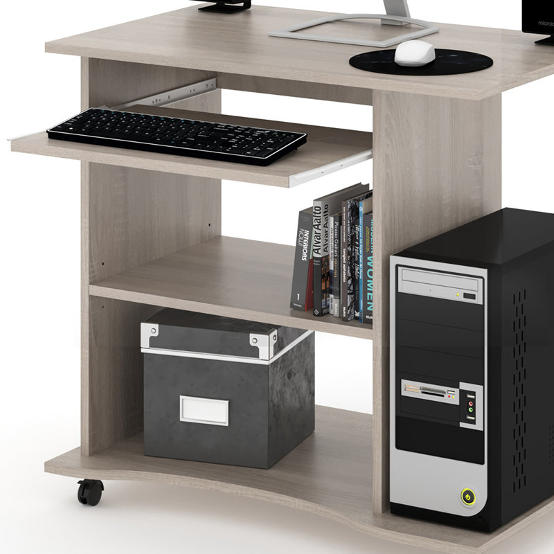Rawald Computer Desk, Sonoma oak