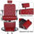 26.7" Wide Vegan Leather Heavy Duty Metal Manual Ergonomic Recliner Barber Chair-1645057497