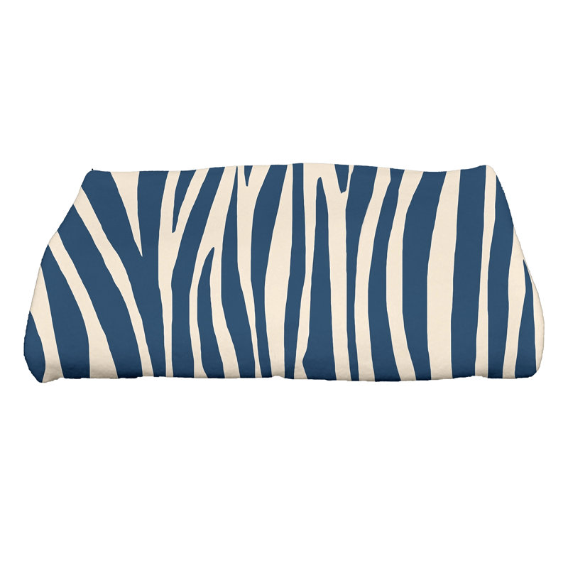Serviette de bain en microfibre Akheelesh, Bleu