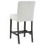 Ensemble de 2 chaises de comptoir rembourrées Alba Boucle-105835117