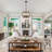 5-Light 20 inch Dimmable Industrial Retro Caged Chandelier For Bedroom, Kitchen, Entryway,Diningroom-1110969322