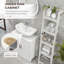 Bathroom Sink Cabinet, Pedestal Sink Cabinet with Adjustable Shelf