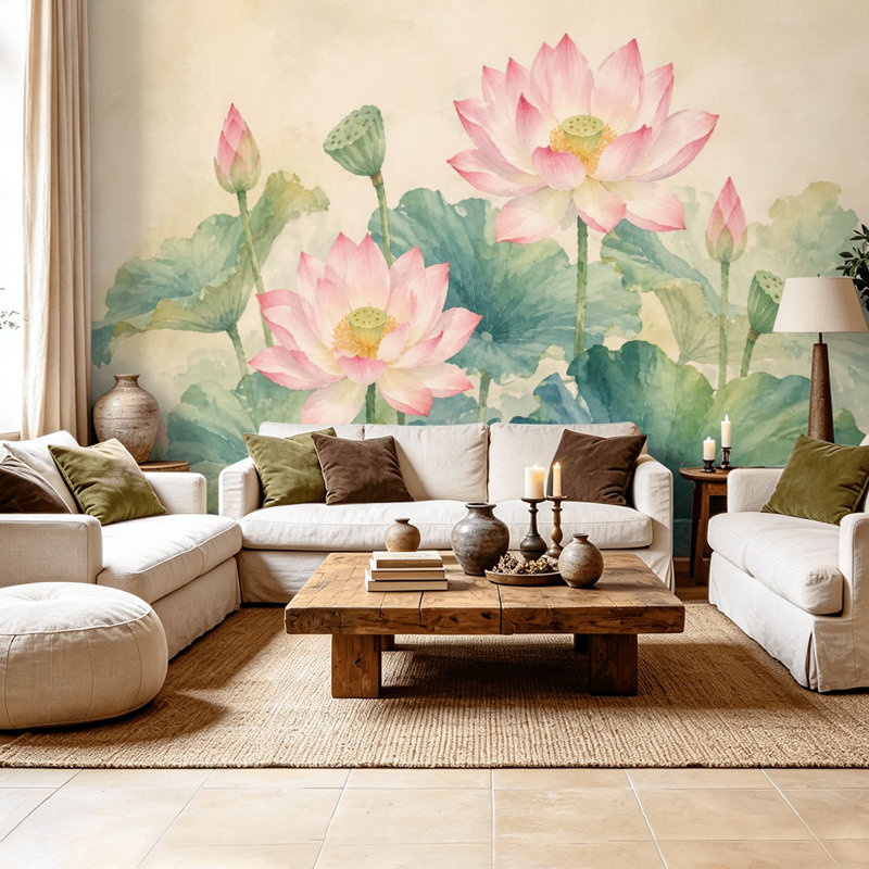 Décoration murale adhésive auto-adhésive moderne pour le salon de la chambre L 69 po x l 96 po, L 68,88 po x l 96 po