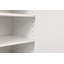Armoire à chaussures moderne blanche, 2 tiroirs et tablettes multiples, 42,5 po x 42,5 po x 13,8 po | Panneau de particules enduit, épaisseur: 0,6 pouce | Conception murale, idéale pour le rangement dans l'entrée et le couloir