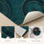 Tapis de cuisine lavables antidérapants bleu sarcelle