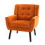 Ensemble de 2 fauteuils capitonnés rembourrés à dossier large-1460378980