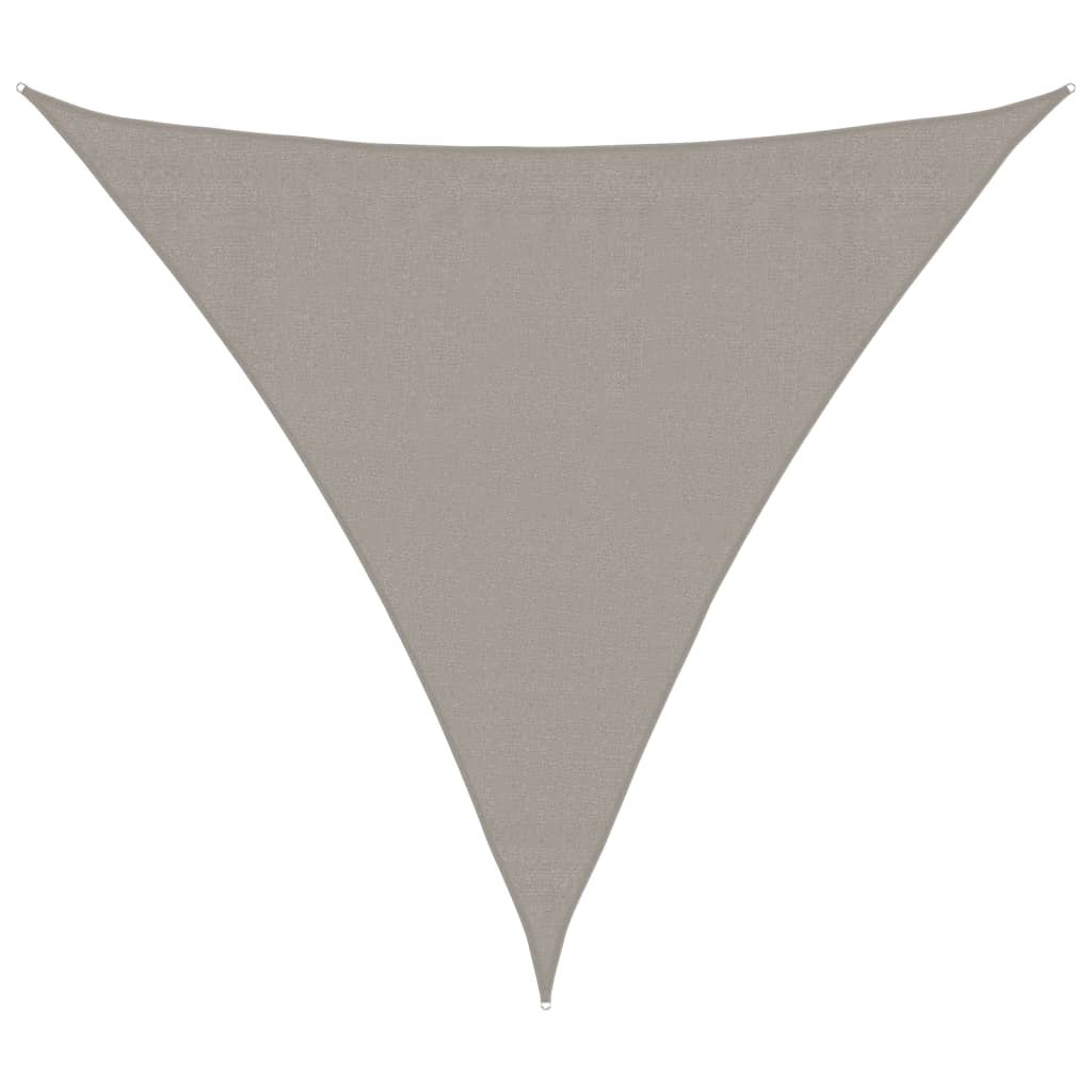 Sunshade Sail 160 G/M² Triangular Sand 3X3x3 M HDPE