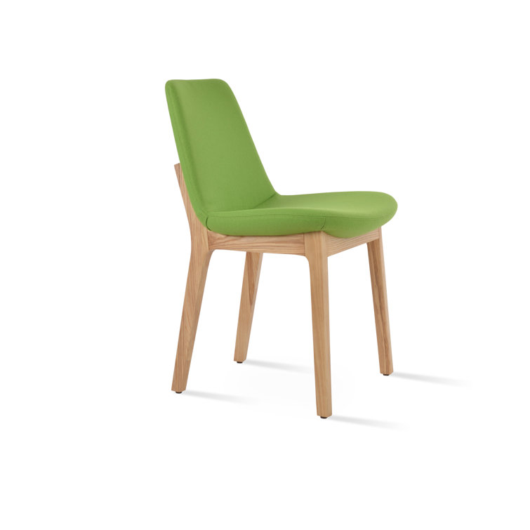 Eiffel 17.5'' H Wool Upholstered Side Chair