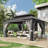16 Ft. W X 12 Ft. D Metal Patio Gazebo