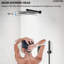 Concealed Thermostatic Shower System with Rain Shower, Chrome-84376983