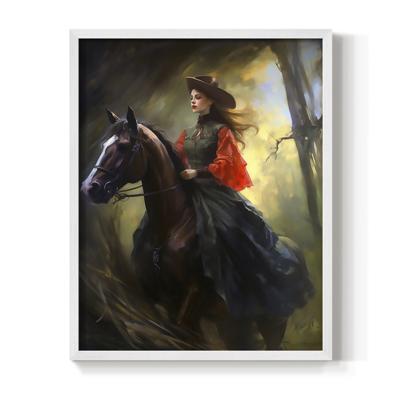 Reproduction encadrée WOMEN Series CDXCII - bois massif, H 21 po x l 17 po, Blanc