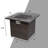 Square Steel Propane Smokeless Fire Pit Table