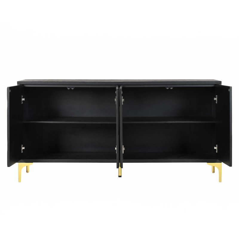 Buffet 60 po, Noir