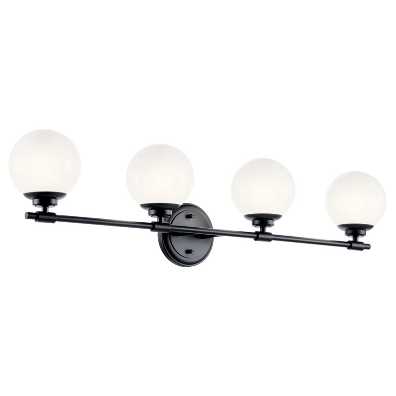 Tomasita 4 - Light Dimmable Vanity Light, Black