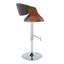 Tabouret pivotant à hauteur réglable Arshad