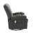 Gray Fabric Swivel Manual Recliner With Massage And USB Port-1070338461