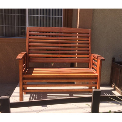 Thurmond Redwood Garden Bench