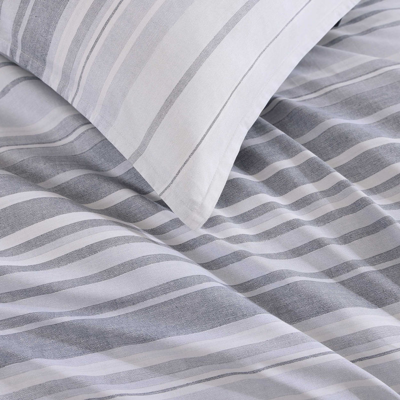Ensemble de housse de couette Tommy Hilfiger, Queen Duvet Cover + 2 Standard Shamps, 3
