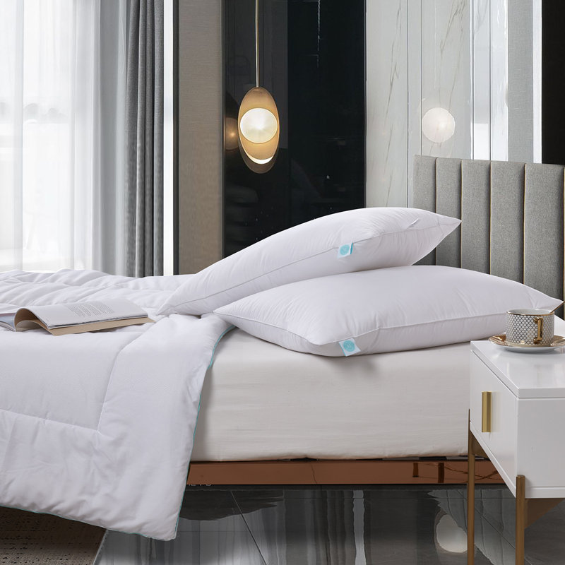 Feathers Medium Support Pillow, Queen
