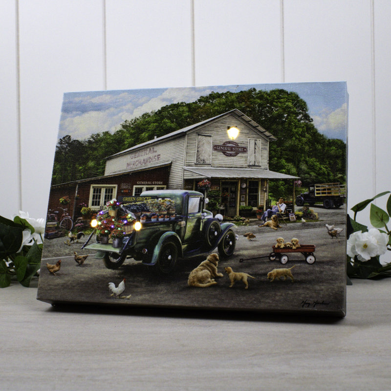 Toile de fond avec petit chevalet 8 x 6 de General Store