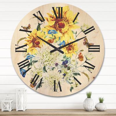 Solid Wood Wall Clock
