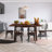 60" Rustic Farmhouse Rectangular Dining Table-964315076