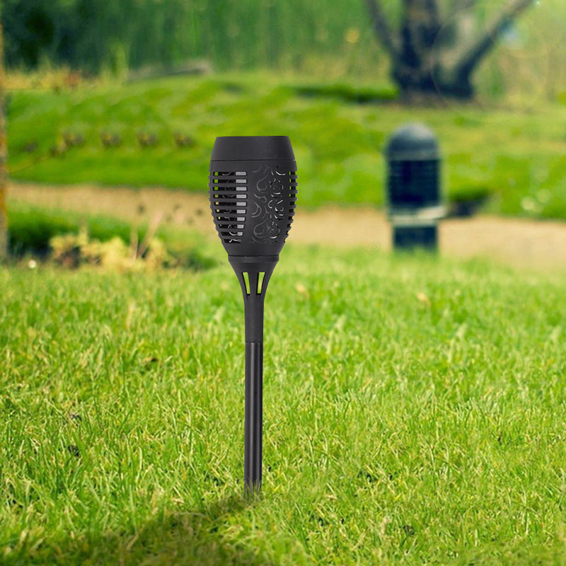 Blazice Black Low Voltage Solar Powered LED Pathway Lights