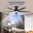 52-inch Elvert Flush Mount Ceiling Fan with LED Lights-258302687