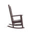 Chaise berçante d'extérieur en plastique avec table de bout Vinnie-2067312521