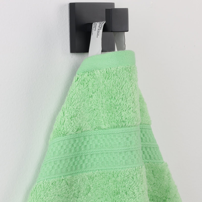 Nolhan 60% Cotton and 40% Rayon from Bamboo Hand Towel Set, Spring Green