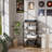 AV Media Stand With Wheels, 4-Tier Game Console Shelf, Rolling Media Cart For Small Space, Stereo Racks And Stands, Ideal For Record Player, Game Console, DVD Player, And Projector