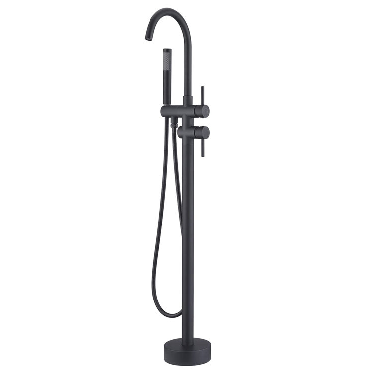 Single Handle Floor Mounted Tub Faucet
