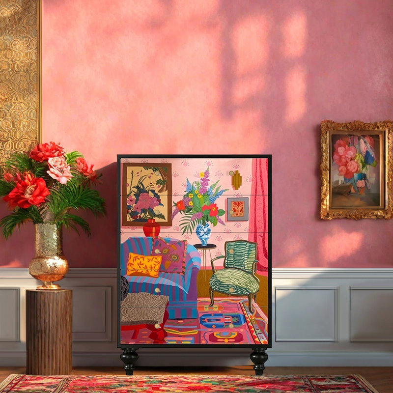 Armoire décorative pour petit salon