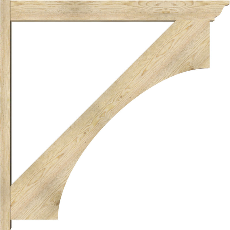 Persienne en bois Westlake, Sapin Douglas de 8 po (sciage brut), P 46 po x H 46 po
