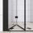36"W Matte Black Aluminum Frame Bifold Shower Door