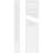 Fluted PVC Pilaster (Pair)-43048390-43048384-44848626