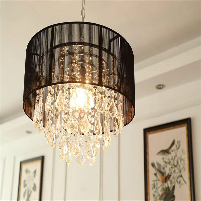 Forbis Chandelier, Mattschwarz