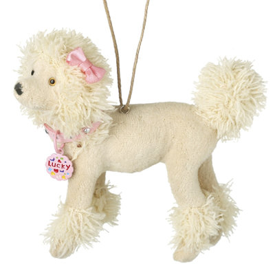 Hanging Dog Christmas Decoration