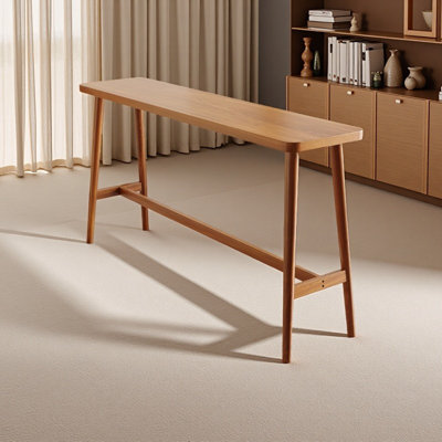Table de bar moderne et simple en bois massif