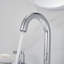 Robinet de meuble-lavabo à 2 poignées avec drain escamotable en métal Larko-107123033